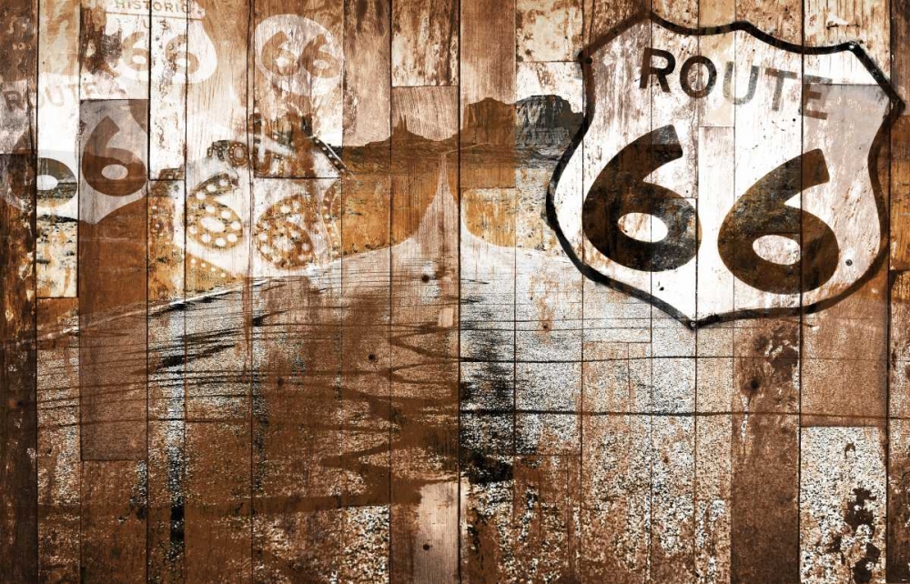 Road To Route 66 Rust art print by Jace Grey for $57.95 CAD