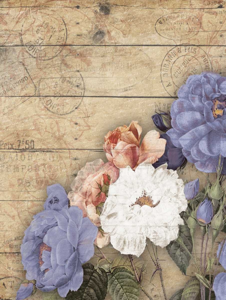 Purple  floral  vertical art print by Jace Grey for $57.95 CAD