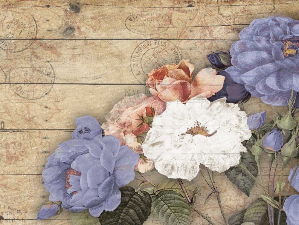 Purple Floral art print by Jace Grey for $57.95 CAD