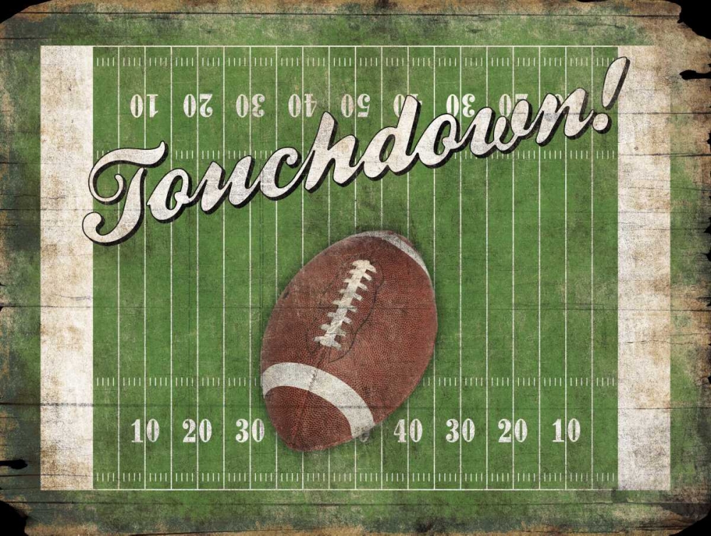 Football art print by Jace Grey for $57.95 CAD