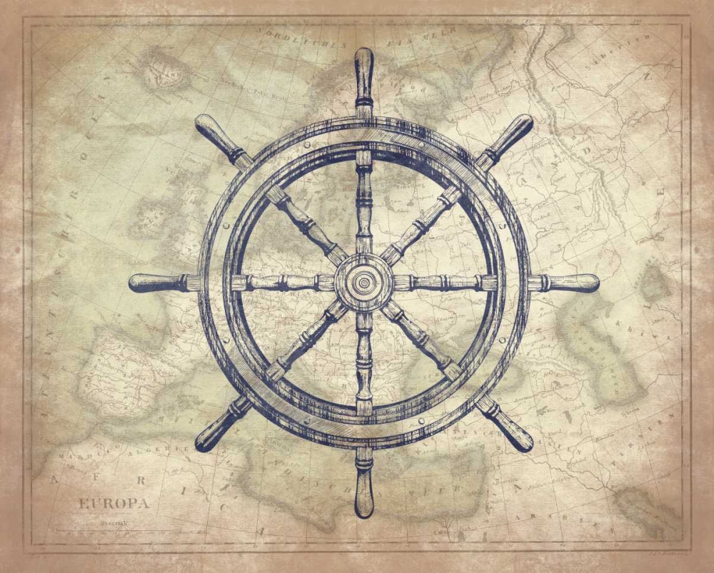 Coastal Map art print by Jace Grey for $57.95 CAD