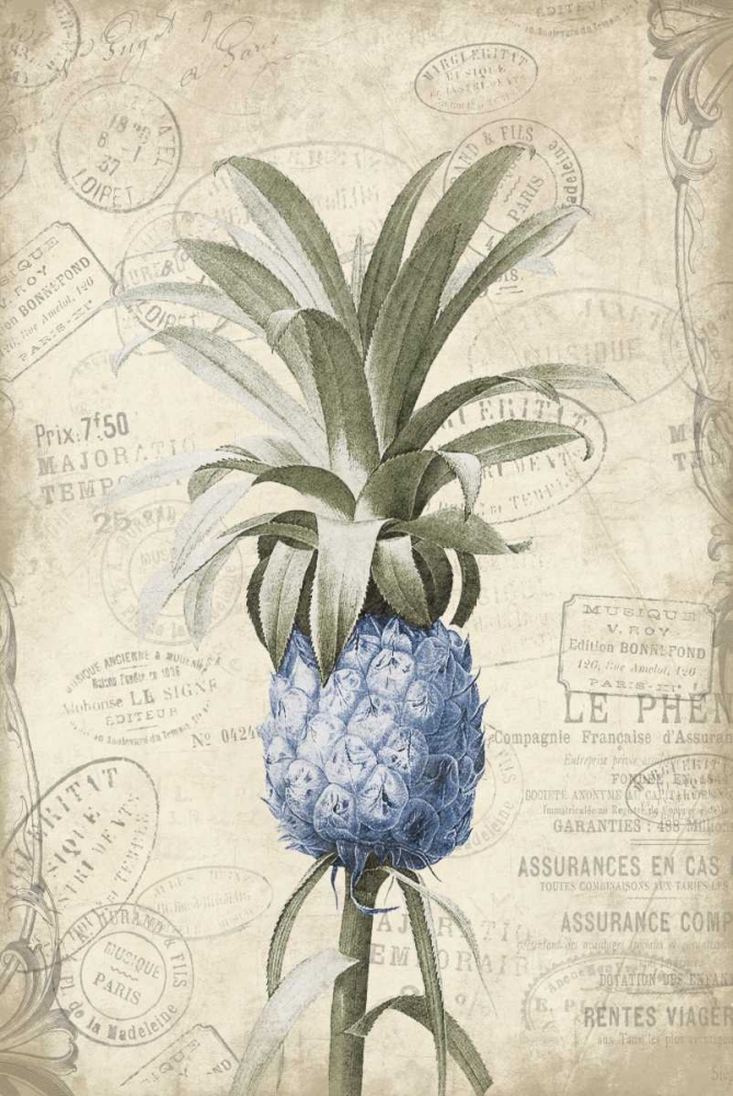 Blue Pineapple art print by Jace Grey for $57.95 CAD