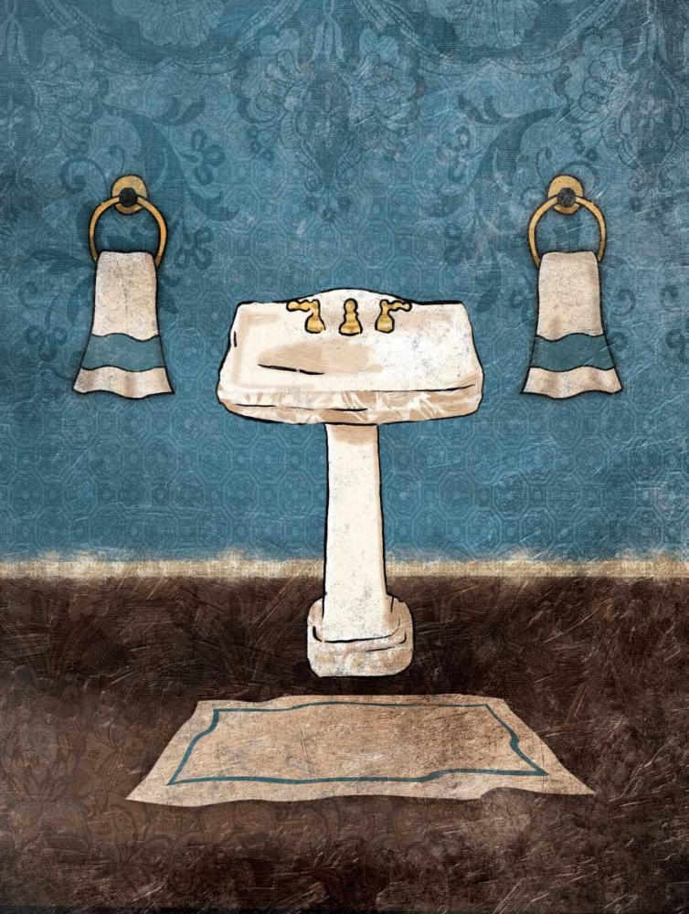 Blue Sink art print by Jace Grey for $57.95 CAD