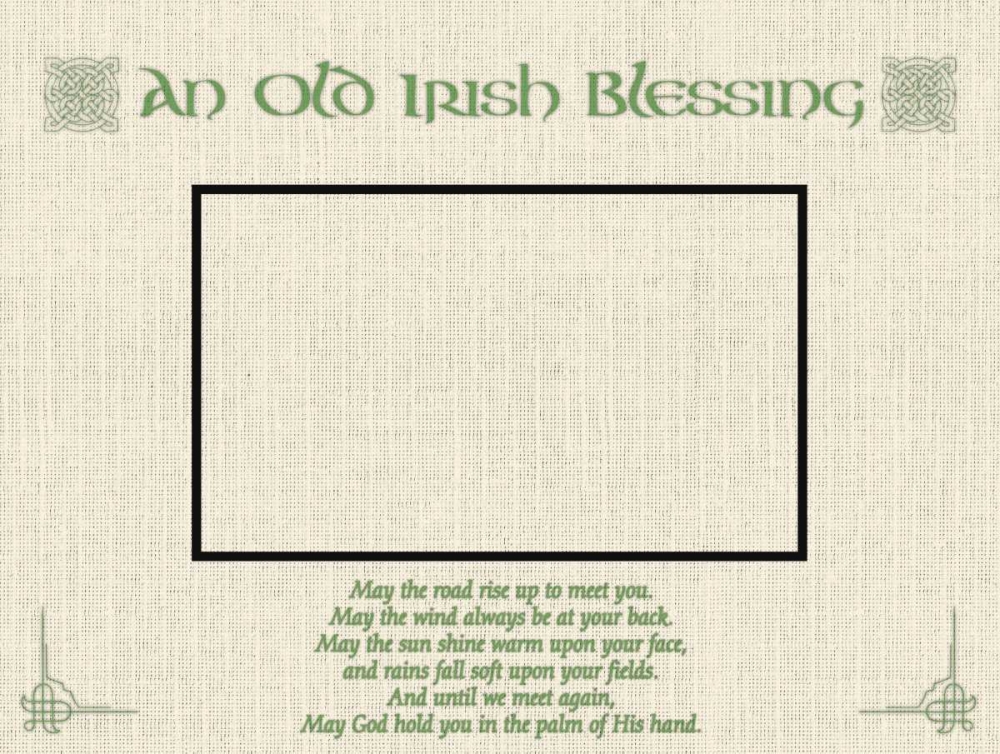 Old Irish Blessing art print by Jace Grey for $57.95 CAD