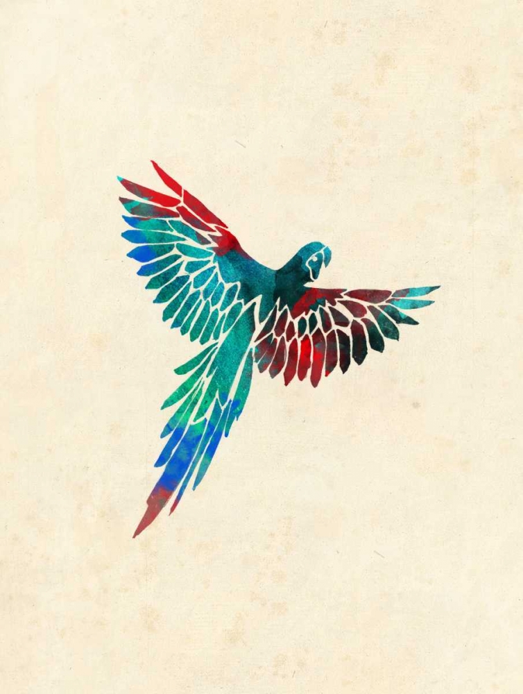 Tropical Parrot art print by Jace Grey for $57.95 CAD