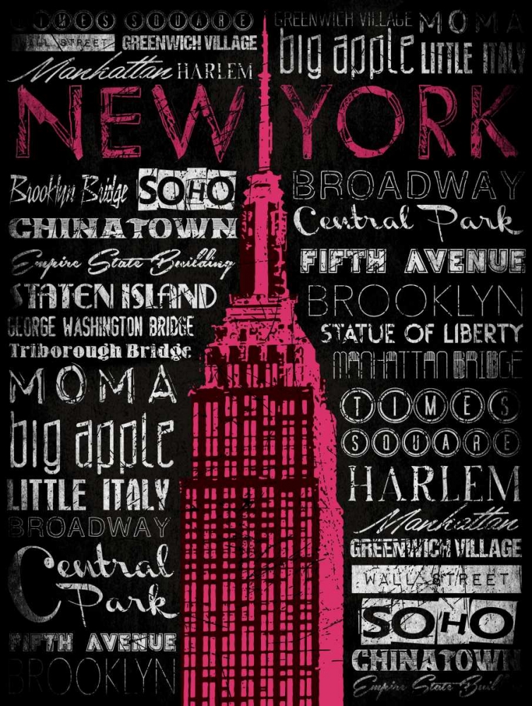 NY Type art print by Jace Grey for $57.95 CAD