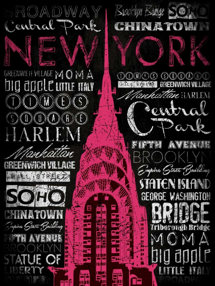 NY Type 2 art print by Jace Grey for $57.95 CAD