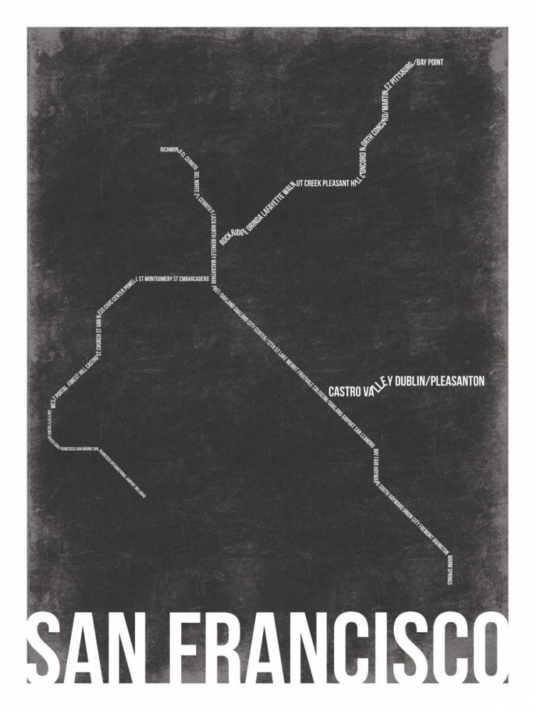 San Fran art print by Jace Grey for $57.95 CAD