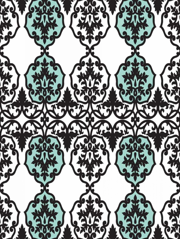 Teal pattern art print by Jace Grey for $57.95 CAD