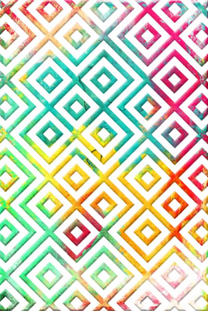 Bright cosmic pattern art print by Jace Grey for $57.95 CAD