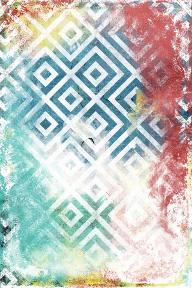 Happy cosmic pattern art print by Jace Grey for $57.95 CAD