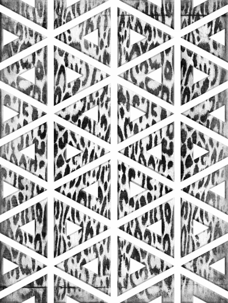 Triangular animals BW art print by Jace Grey for $57.95 CAD