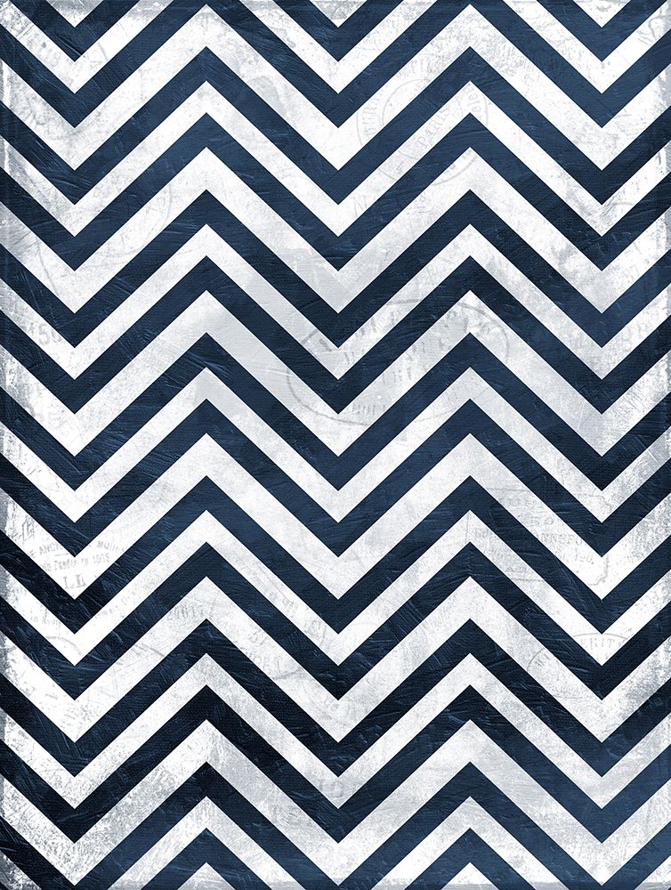 Indigo chev art print by Jace Grey for $57.95 CAD