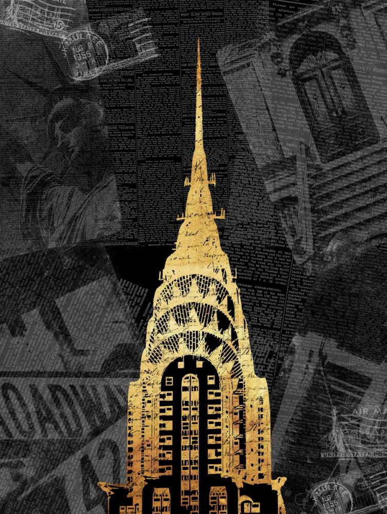 Gold NY Mate art print by Jace Grey for $57.95 CAD