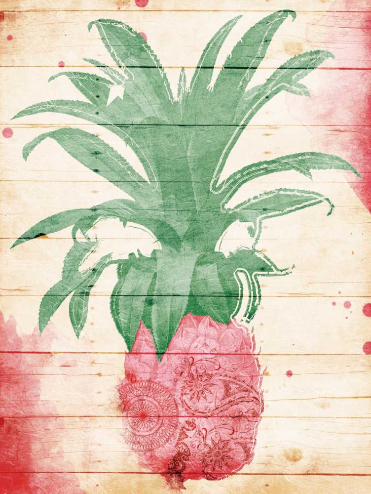 Pink Pineapple Henna art print by Jace Grey for $57.95 CAD