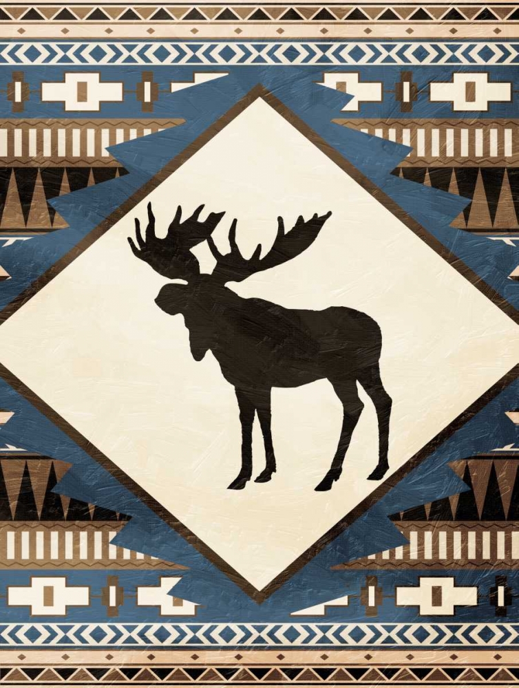 Moose Pattern art print by Jace Grey for $57.95 CAD