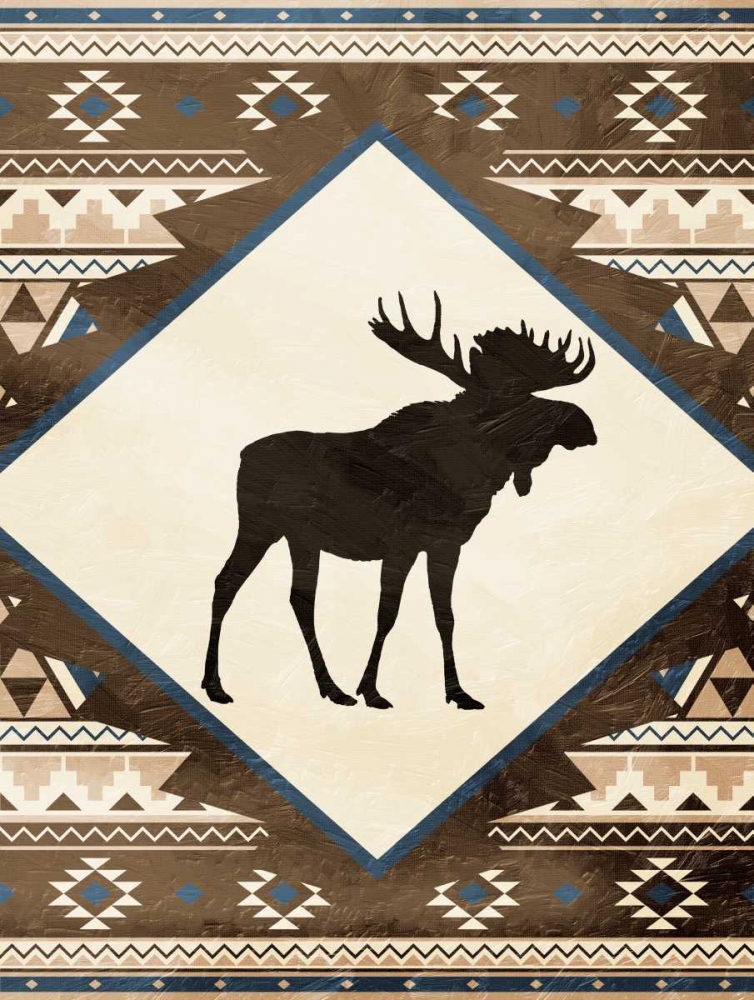 Moose Pattern Mate art print by Jace Grey for $57.95 CAD
