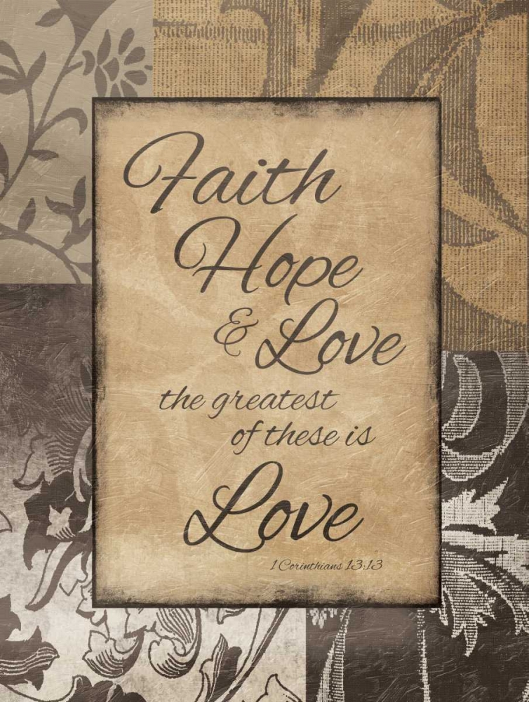 Darker Faith Hope Love art print by Jace Grey for $57.95 CAD
