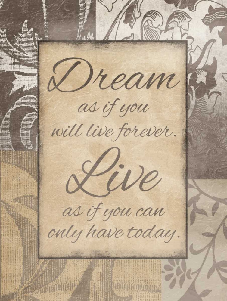 Dream Live art print by Jace Grey for $57.95 CAD