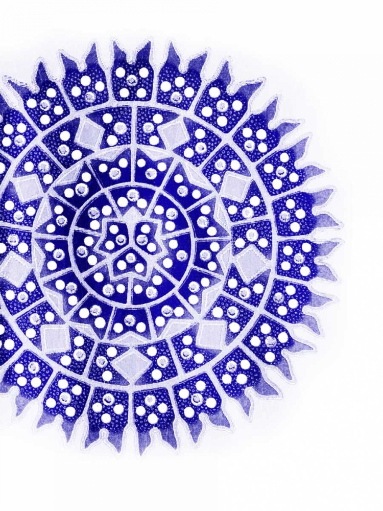 Indigo Coastal Pattern art print by Jace Grey for $57.95 CAD
