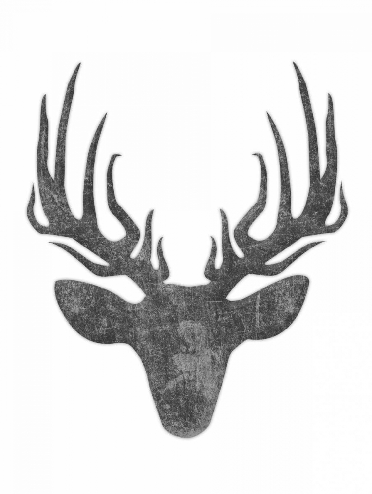 Black And White Aged Deer Mate art print by Jace Grey for $57.95 CAD