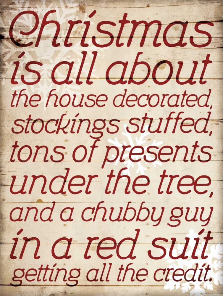 Christmas Is All About Type art print by Jace Grey for $57.95 CAD