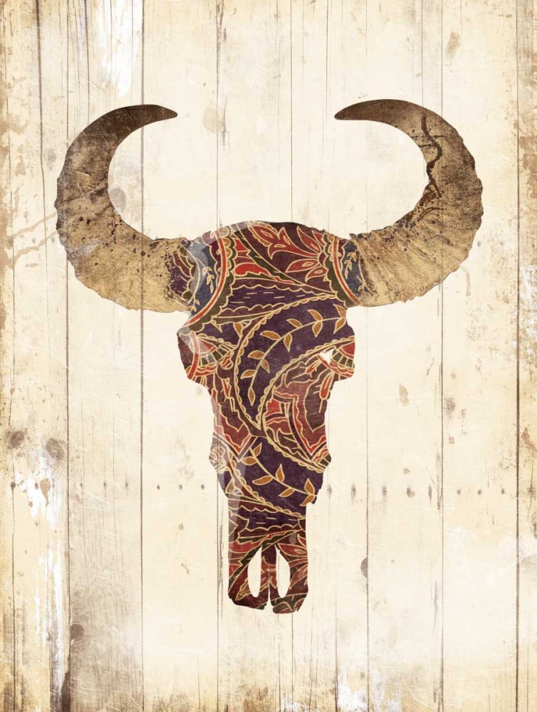 Patterned Skull art print by Jace Grey for $57.95 CAD