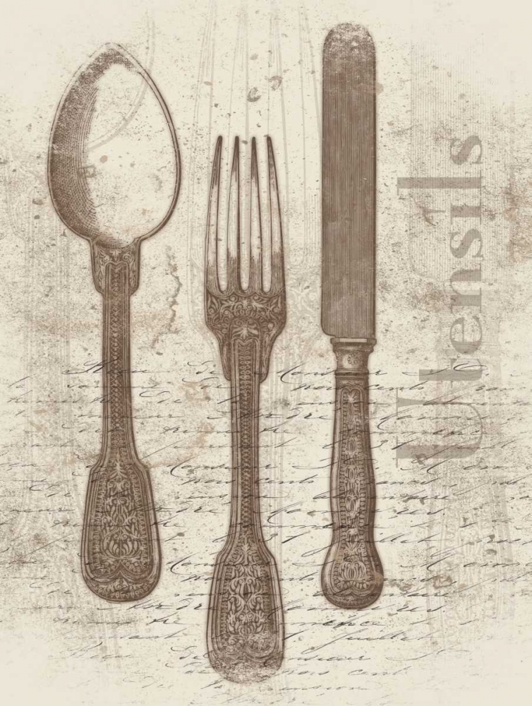 Cream Utensils art print by Jace Grey for $57.95 CAD