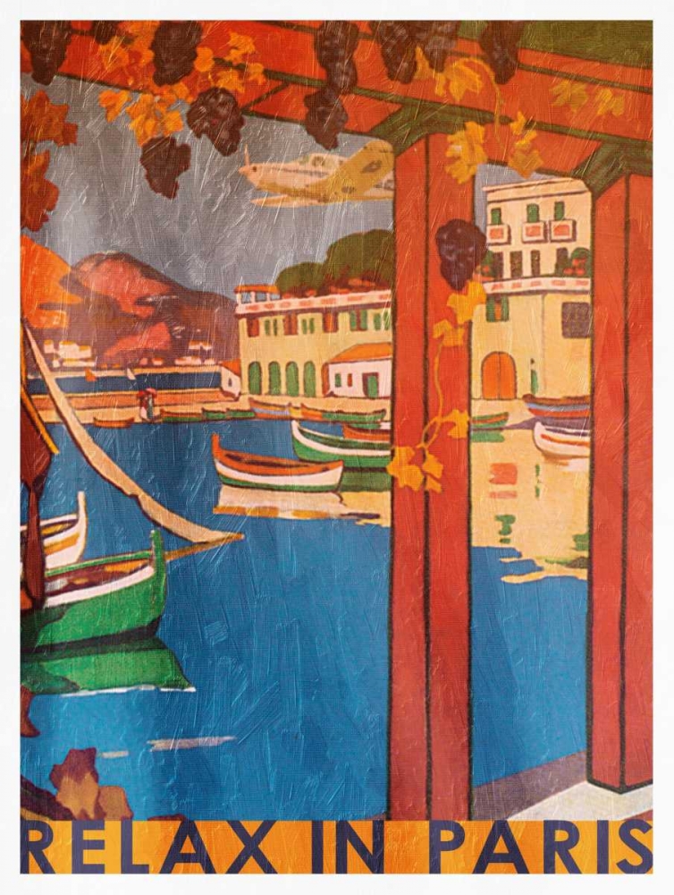 Relax In Paris art print by Jace Grey for $57.95 CAD