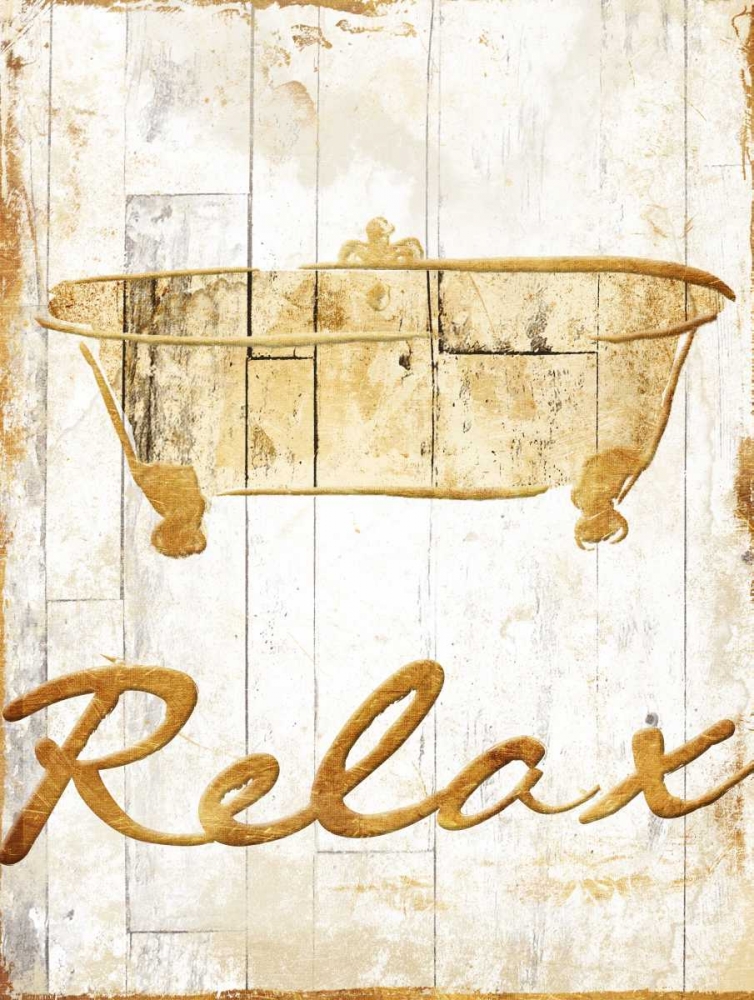 Gold Relax art print by Jace Grey for $57.95 CAD