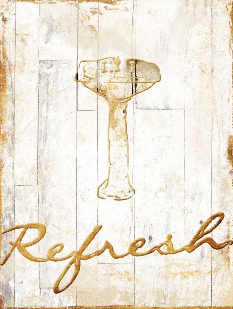 Gold Refresh art print by Jace Grey for $57.95 CAD