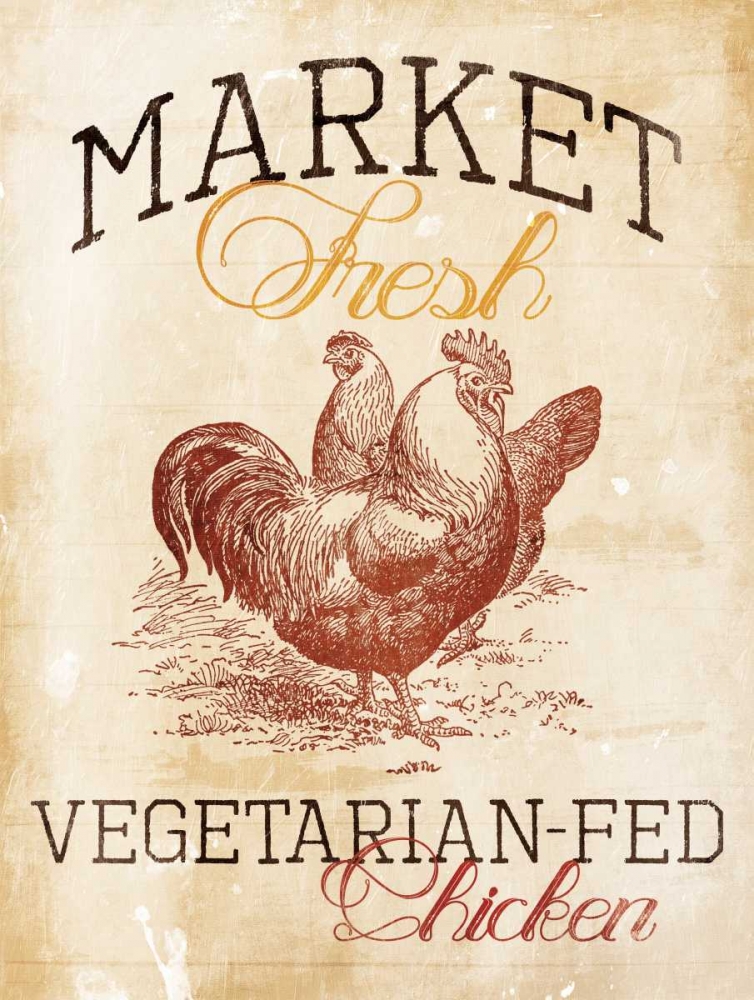 Vegetarian Fed Chicken art print by Jace Grey for $57.95 CAD