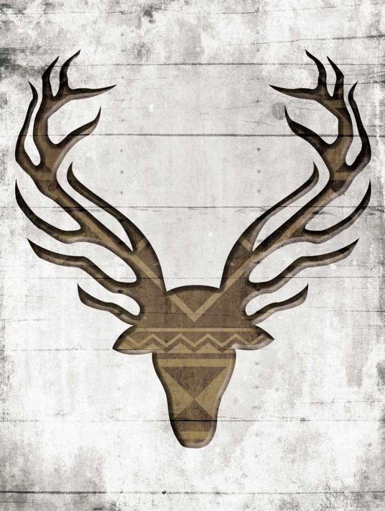 White Wood Dear art print by Jace Grey for $57.95 CAD