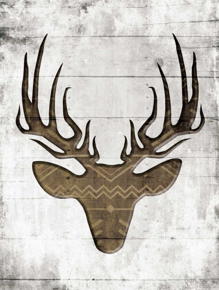 White Wood Dear Mate art print by Jace Grey for $57.95 CAD