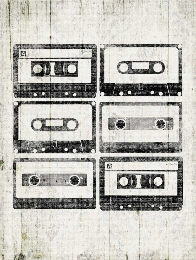 Vintage Tapes art print by Jace Grey for $57.95 CAD