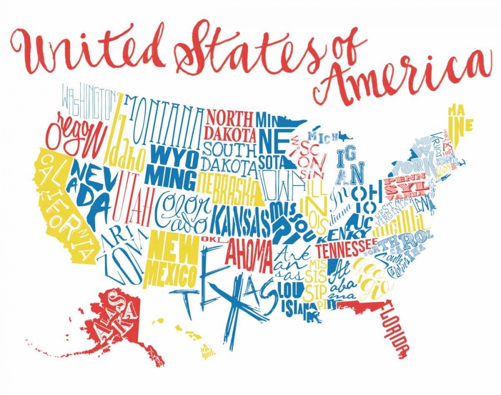 Bright Fun United States art print by Jace Grey for $57.95 CAD