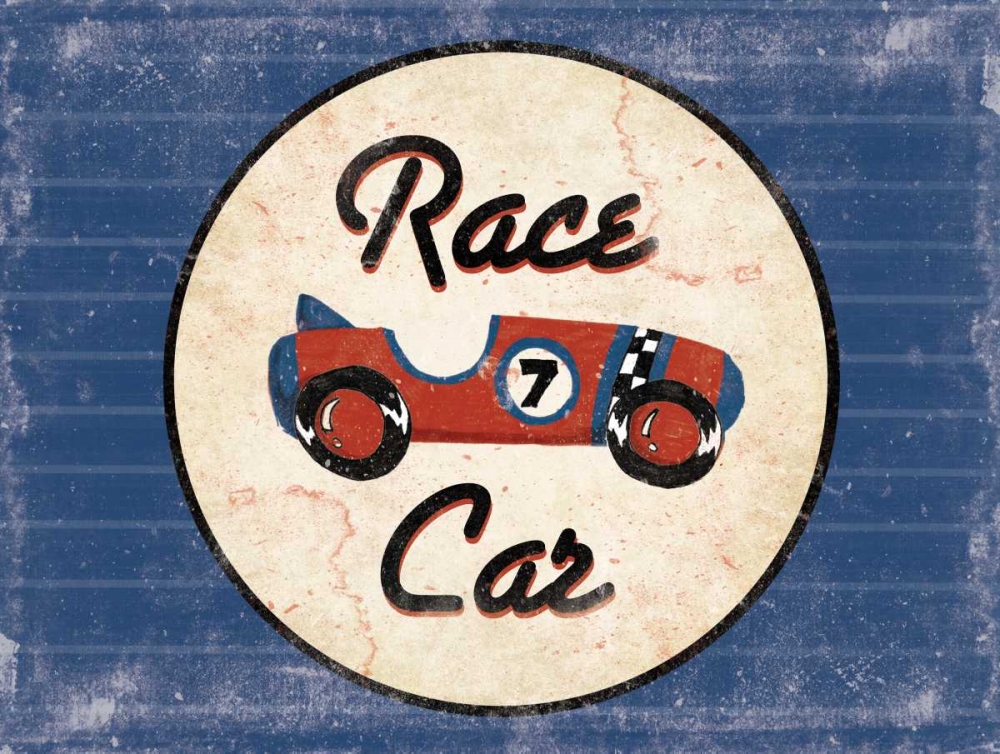 Race Car Blues art print by Jace Grey for $57.95 CAD