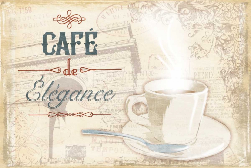 Cafe Elegance art print by Jace Grey for $57.95 CAD