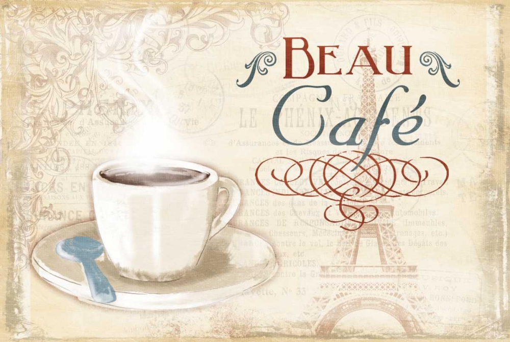 Beau Cafe art print by Jace Grey for $57.95 CAD