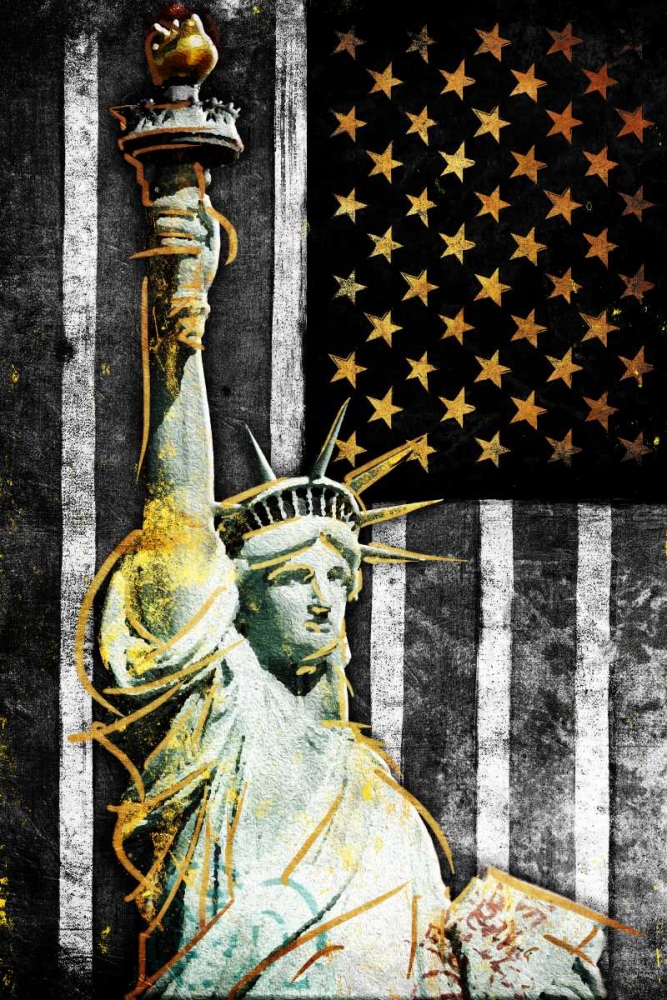 Statue Of Real America art print by Jace Grey for $57.95 CAD