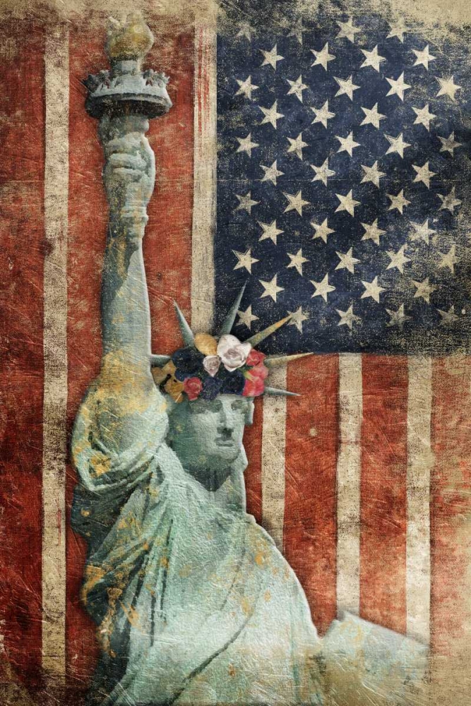 Statue Of America art print by Jace Grey for $57.95 CAD