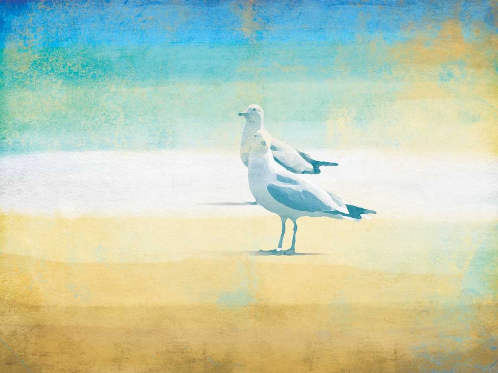 Birds On The Beach art print by Jace Grey for $57.95 CAD