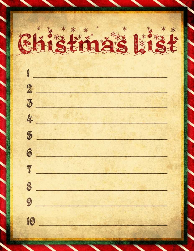 Christmas List art print by Jace Grey for $57.95 CAD