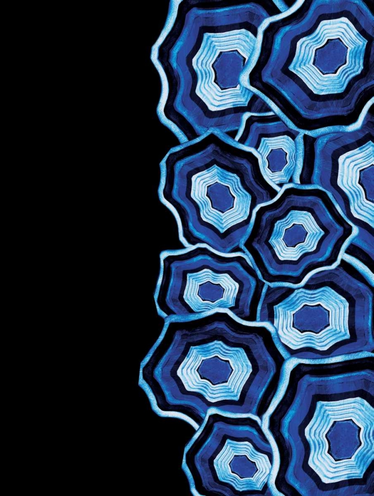 Half Of Blue Agates art print by Jace Grey for $57.95 CAD