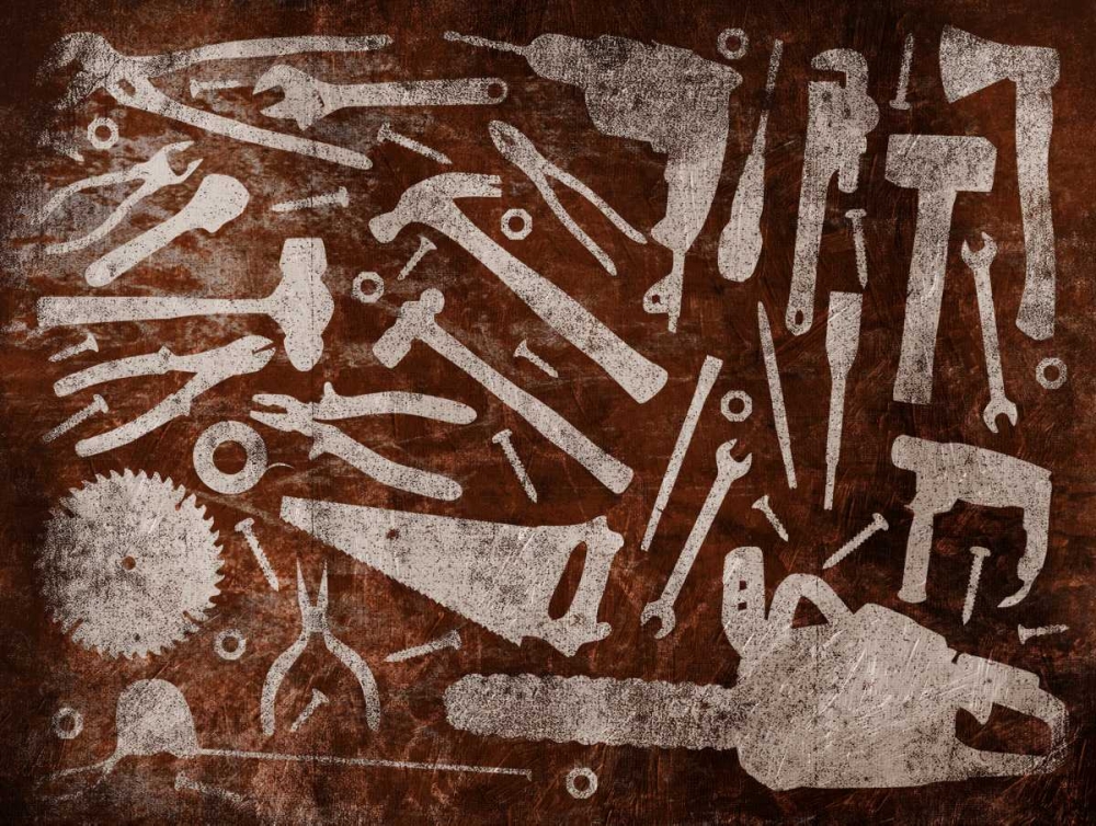 Rust Tools art print by Jace Grey for $57.95 CAD