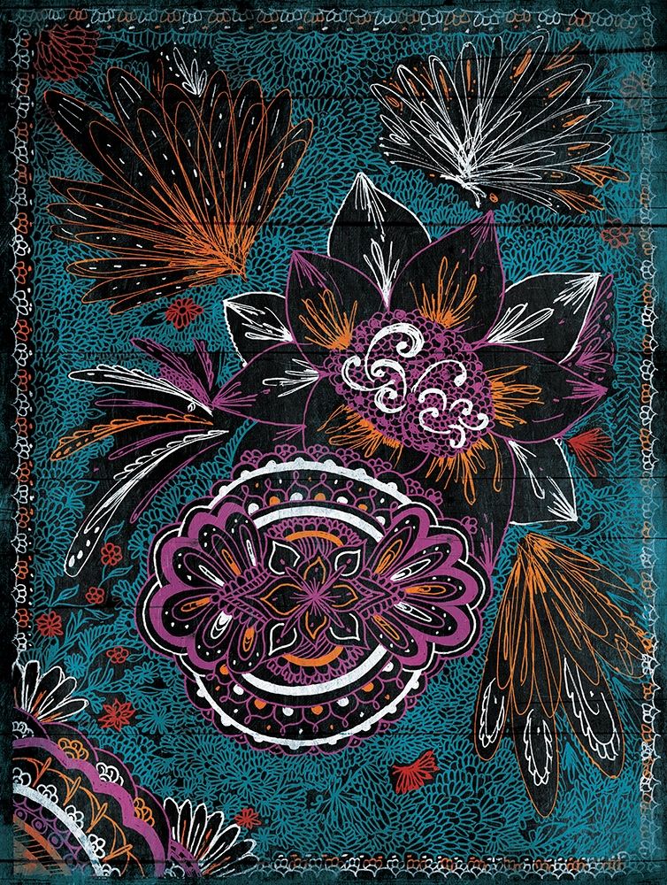 Full Floral Henna art print by Jace Grey for $57.95 CAD