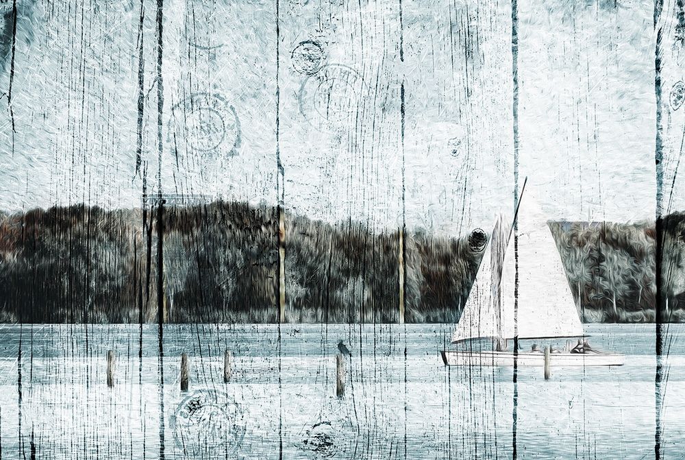Relaxing boat art print by Jace Grey for $57.95 CAD