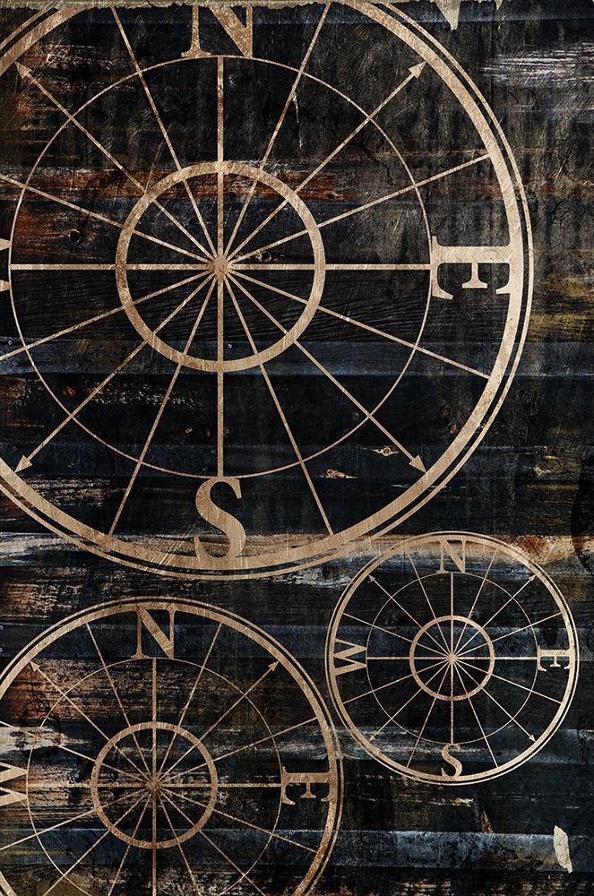 Wooden Compass art print by Jace Grey for $57.95 CAD