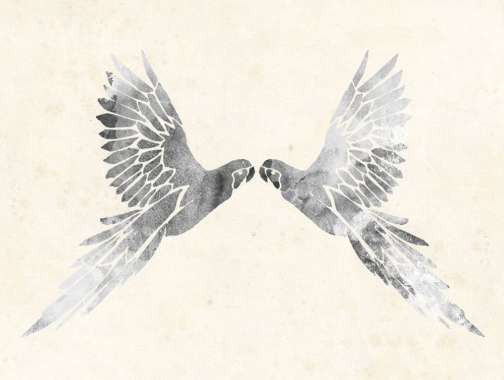 Silver Parrot art print by Jace Grey for $57.95 CAD