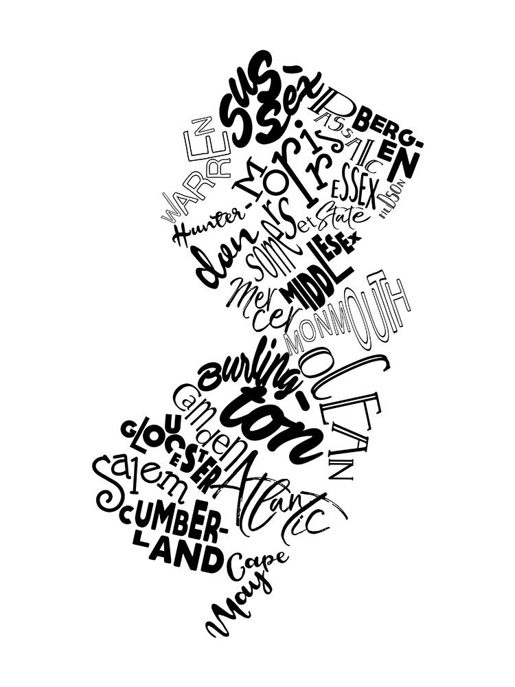New Jersey art print by Jace Grey for $57.95 CAD